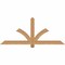 Ekena Millwork Redmond Smooth Timber Gable Bracket, Western Red Cedar, 60"W x 25"H x 1 1/2"D x 3 1/2"F, 10/12 Pitch GBW060X25X0204RED00SWR - alternate 1